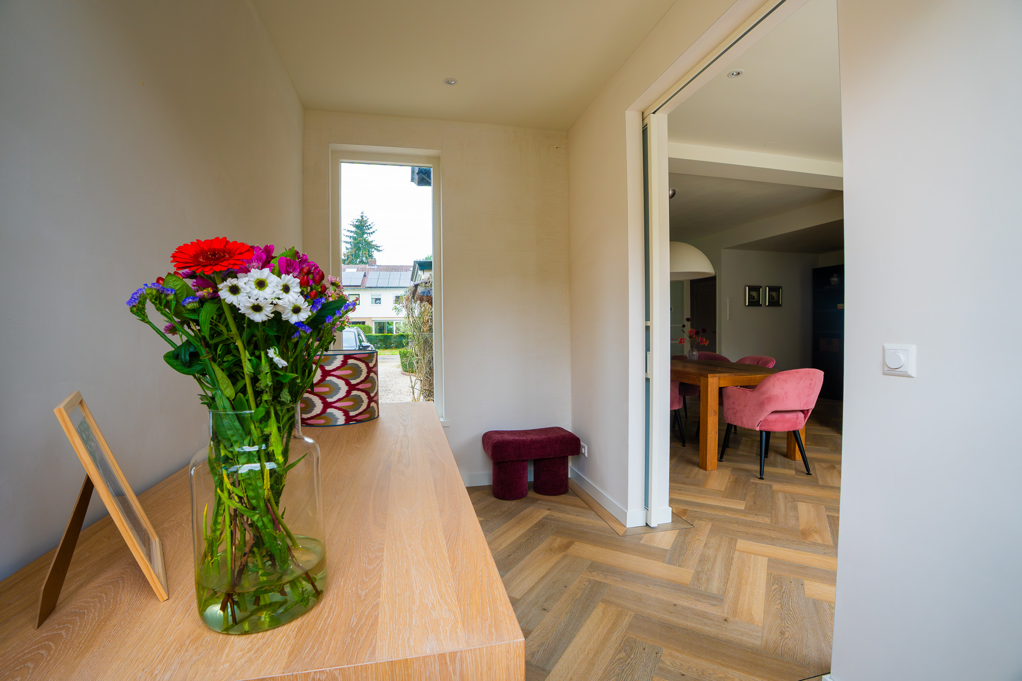 Uitbouw van een 2-onder-1-kapwoning in Baarn